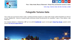 Desktop Screenshot of fotografieturismoitalia.com